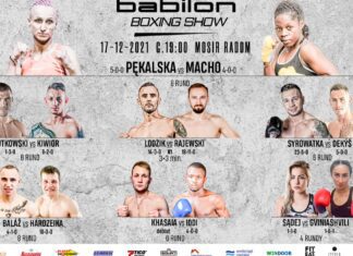 Babilon Boxing Show w Radomiu – pełna karta walk