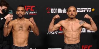 UFC Vegas 44: Aldo vs Font – spotkania twarzą w twarz i wyniki ważenia (WIDEO)