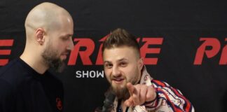 Czeka mnie najbardziej brutalna walka w historii freaków, ale na FAME – Ferrari na konferencji prasowej Prime Show MMA