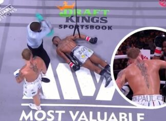 Tyron Woodley nieprzytomny! Jake Paul nokautuje byłego mistrza UFC! (WIDEO)