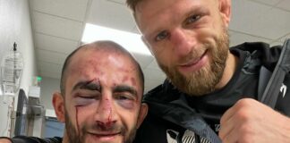 Zdjęcie dnia: „Szacunek”. Chikadze i Kattar po wspólnej walce Calvin Kattar vs Giga Chikadze