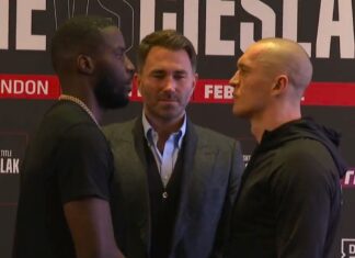 WIDEO: Michał Cieślak i Lawrence Okolie pierwszy raz twarzą w twarz przed zbliżającym się starciem