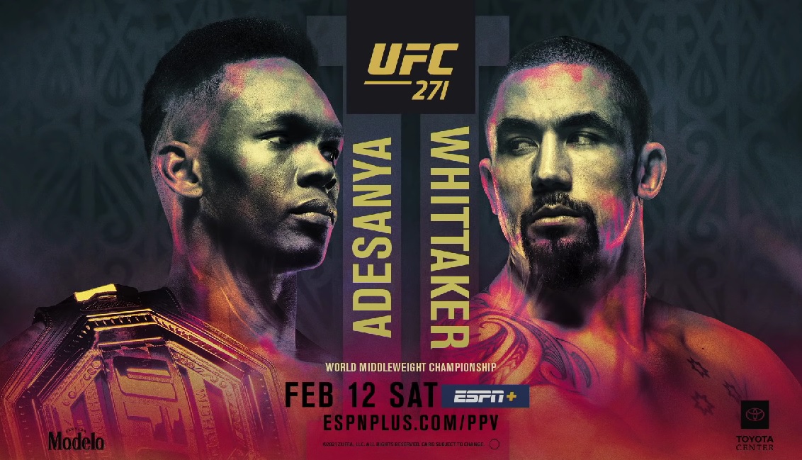 UFC 271 Adesanya vs Whittaker