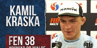 Kamil Kraska wygrywa na FEN 38 i jest gotowy na walkę o pas mistrza z Cezarym Oleksiejczukiem