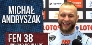 Michał Andryszak po szybkim nokaucie na FEN 38 o kolejnej walce – Na pewno będzie to bardziej wymagający przeciwnik