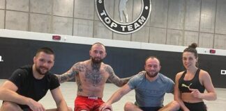 Zdjęcie dnia: Mocna ekipa z Polski na macie klubu ATT niedzielski rębecki jędrzejczyk gamrot
