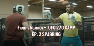Sparingi Ngannou przed obroną pasa wagi ciężkiej (WIDEO)