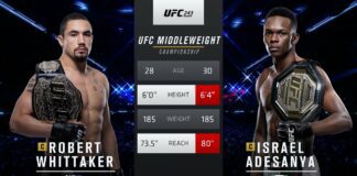 UFC przypomina pierwszą walkę Whittakera z Adesanyą (WIDEO)