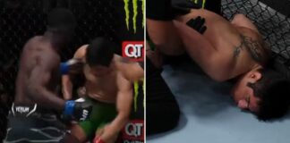 WIDEO: Potężna seria i mocny nokaut! David Onama udanie wrócił do klatki organizacji UFC