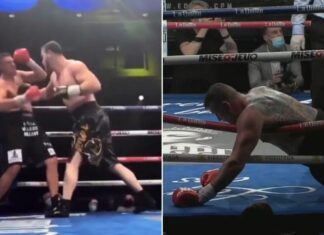 WIDEO: Mariusz Wach po raz pierwszy w karierze na deskach! Arslanbek Makhmudov wygrywa z Polakiem