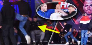 Awantura na gali Hardcore FC – Dostał z partyzanta, a potem sam wleciał z buta w rywala