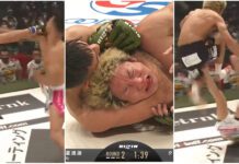 Kleber Koike Erbst po kłopotach w stójce poddaje byłego zawodnika UFC na Rizin Trigger 2 (WIDEO)