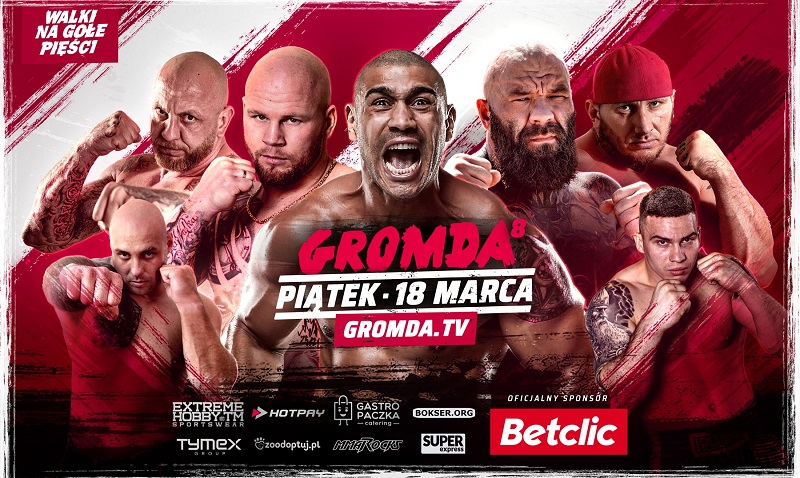 GROMDA 8: Wideo z ważenia oraz wyniki losowania turnieju i ekstra walk