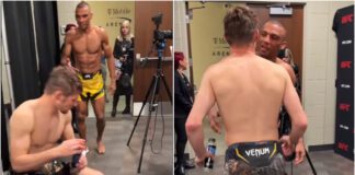 Ogromny szacunek! Bryce Mitchell i Edson Barboza spotkali się w szatni po walce na UFC 272 (WIDEO)