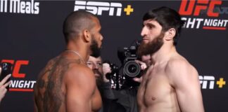 Wyniki ważenia oraz spotkania twarzą w twarz przed UFC Fight Night: Santos vs Ankalaev (WIDEO)