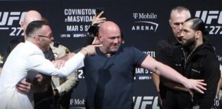 Colby Covington i Jorge Masvidal twarzą w twarz przed walką na UFC 272 (WIDEO)
