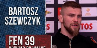 Mam duże plany, chcę zdobyć pas i walczyć za granicą – Bartosz Szewczyk po wygranej na FEN 39