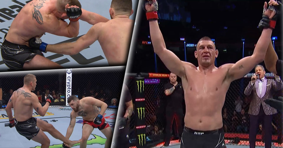 L-a învins pe Michał Oleksiejczuk la UFC 272!  Dustin Jacoby l-a învins pe The Pole prin decizie