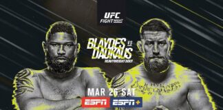 Zapowiedź wideo i plakat gali UFC: Blaydes vs Daukaus