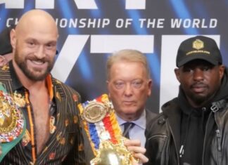Tyson Fury i Dillian Whyte twarzą w twarz przed walką – karta walk, godziny transmisji