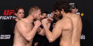 Wyniki oraz wideo z ważenia przed galą UFC Vegas 52 z udziałem Marcina Prachnio