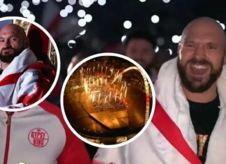 Epickie wyjście do ringu Tysona Fury’ego na walkę z Dillianem Whytem (WIDEO)