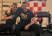 Zdjęcie dnia: „Robocop” i „CroCop” na wspólnym treningu mirko cropoc soldić