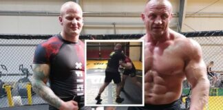 „Pudzian” w akcji! Prezentuje „trening zapaśniczy z młodym wilkiem” (WIDEO) pudzianowski