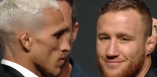 Spotkania twarzą w twarz Gaethjego z Oliveirą, Fergusona z Chandlerem przed UFC 274 (WIDEO)