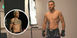 Justin Gaethje reaguje na niezrobienie wagi przez Charlesa Oliveirę przed UFC 274