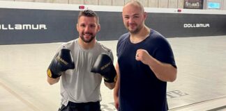 Mateusz Gamrot na treningu z Adamem Kownackim gamrot kownacki