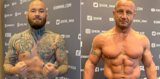 Ogromna różnica kilogramów – wyniki ważenia przed walką Materli i „Pudziana” na KSW 70