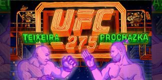 Świetny fanowski plakat promujący galę UFC 275 z udziałem Joanny Jędrzejczyk