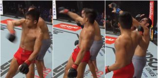 Efektowny nokaut backfistem na gali Road to UFC (WIDEO)