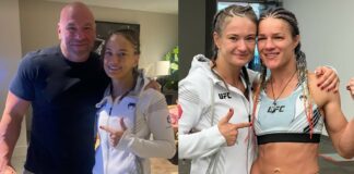 Zdjęcie dnia: Szacunek po walce i spotkanie Karoliny z szefem UFC kowalkiewicz herrig dana white