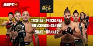 UFC 275: Teixeira vs Prochazka – wyniki gali z udziałem Joanny Jędrzejczyk ufc 275 wyniki joanna jędrzejczyk