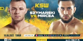 Pojedynek Szymańskiego z Mirceą zamyka kartę walk KSW 71
