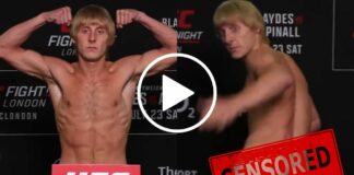 Paddy Pimblett z wulgarnym przekazem do krytyków na ważeniu przed galą UFC w Londynie (WIDEO)