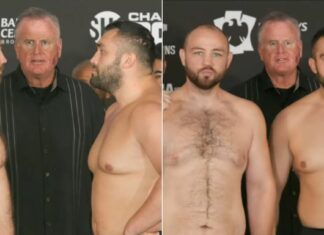 Adam Kownacki i Ali Eren Demirezen twarzą w twarz na ważeniu przed walką w Nowym Jorku