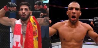 Ilia Topuria vs Edson Barboza na październikowej gali UFC Fight Night