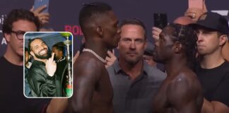 Znowu to zrobił! Raper Drake postawił ogromne pieniądze na wygraną Israela Adesanyi na UFC 276