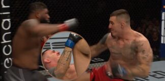 Okropna kontuzja Toma Aspinalla w walce wieczoru UFC w Londynie. Curtis Blaydes zwycięski (WIDEO)