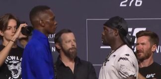 Spotkania twarzą w twarz przed UFC 276. Mocny uścisk dłoni Adesanyi i Cannoniera (WIDEO)