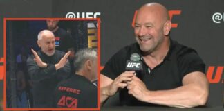 To naprawdę zajebiste, szacunek dla tego gościa – Dana White o skandalu na ACA z przerwaniem walki