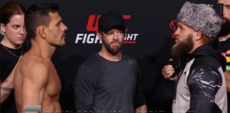 UFC Vegas 58 dos Anjos vs Fiziev – wyniki ważenia i spotkania twarzą w twarz (WIDEO)