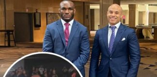Zobacz, jak mistrz UFC wraz z menadżerem toczą bitwę z pijanymi kibicami (WIDEO)