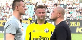 Wrzosek i Sarara twarzą w twarz na stadionie Legia Warszawa (WIDEO)
