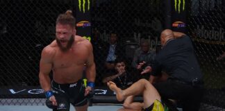 UFC Vegas 58: Rafael Fiziev znokautował Dos Anjosa w ostatniej rundzie walki wieczoru! (WIDEO) fiziev dos anjos