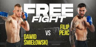 KSW przypomina efektowny debiut Dawida Śmiełowskiego w okrągłej klatce (WIDEO)