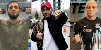 Charles Oliveira wskazuje zwycięzcę walki Makhachev vs Volkanovski volkanovski makhachev oliveira